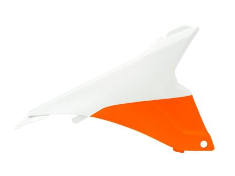 Боковина воздушного фильтра правая SX123 13-15 # SX250 13-16 # SXF125-450 13-15 оранжево-белая