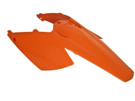 Крыло заднее с боковинами KTM SX250-450 03-06 # SX-SXF125-525 04-06 # EXC125-525 04-07 оранжевое