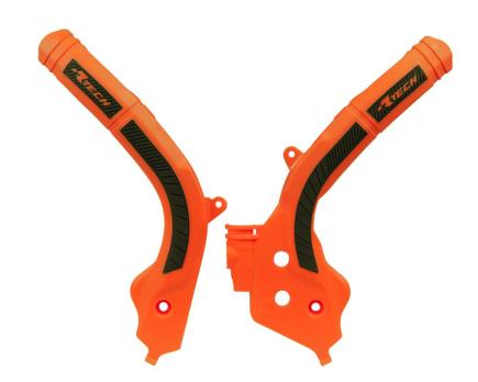 Защита рамы оранжево-черная KTM SX/SX-F 16-18 / EXC/EXC-F 17-19