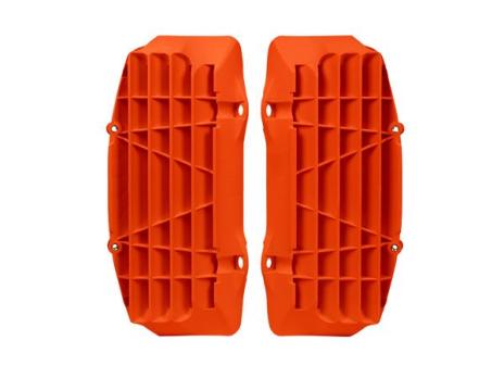 Решетки радиаторов увеличенные оранжевый неон KTM SX/SX-F 16-18; EXC/EXC-F 17-19