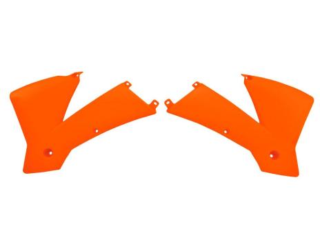 Боковины радиатора оранжевые KTM SX400-520 01-02 # SX125-250 01-04 # EXC125-525 03-04