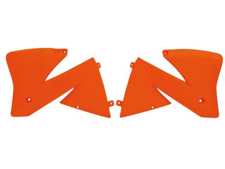 Боковины радиатора оранжевые KTM SX400-520 00 # EXC400-520 00-02 # EXC125-250 01-02