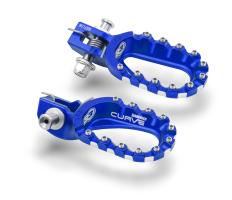 Подножки алюминиевые низкие синие S3 Hard Rock KTM / Husqvarna 17-21
