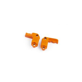 Зажимы машинок сцепления и тормоза с защитой оранжевые Brembo S3 MC Clamps