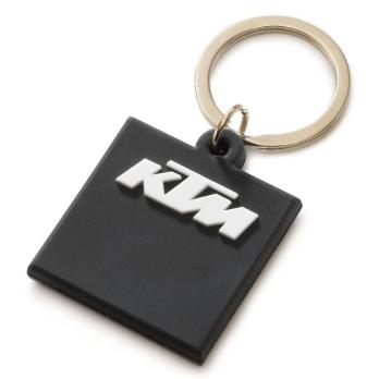 LOGO RUBBER KEYHOLDER BLACK 3PW210066900