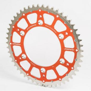 Звезда ведомая KTM 49 зубов биметалл оранжевая TMV, MINO