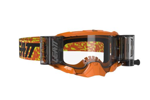 Очки Leatt Velocity 5.5 Roll-Off Neon Orange Clear (8020001085)