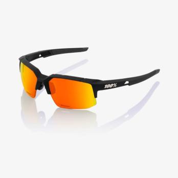 Очки спортивные 100% Speedcoupe Soft Tact Black / HIPER Red Multilayer Mirror (61031-100-43)