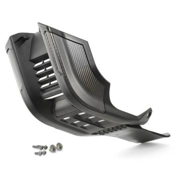 Factory skid plate with linkage protecio A46003990544