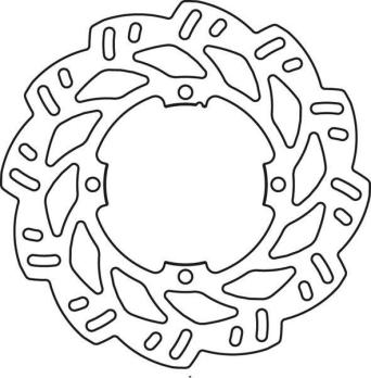 Диск тормозной передний Kawasaki KX/KX-F 06-20 /KLX450R 07-12