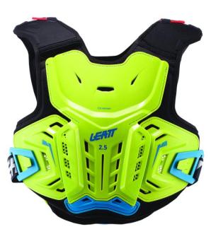 Защита панцирь подростковый Leatt Chest Protector 2.5 Junior (Lime/Blue, S/M, 2021 (5017120142))