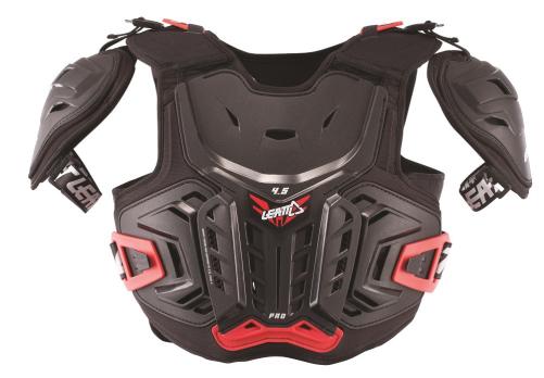 Защита панцирь подростковый Leatt Chest Protector 4.5 Junior (Black/Red, L/XL, 2022 (5017120121))