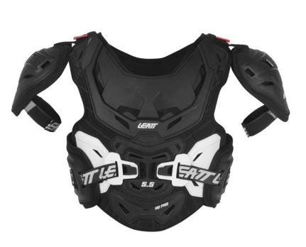Защита панцирь подростковый Leatt Chest Protector 5.5 Pro HD Junior (Black/White, OS, 2022 (50142101