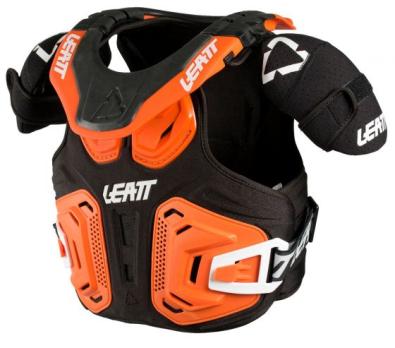 Защита панцирь+ шея подростковый Leatt Fusion Vest Junior 2.0 (Orange, S/M, 2021 (1018010021))