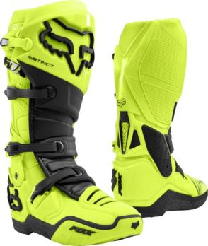 Мотоботы Fox Instinct Boot (Flow Yellow, 8, 2022 (24448-130-8))