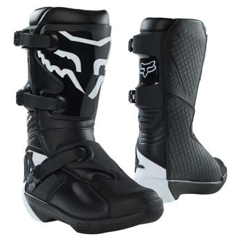 Мотоботы подростковые Fox Comp Youth Boot (Black, Y2, 2022 (27689-001-2))