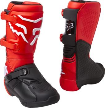 Мотоботы подростковые Fox Comp Youth Boot (Flow Red, 6, 2022 (27689-110-6))