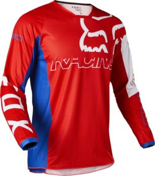 Мотоджерси Fox 180 Skew Jersey (White/Red/Blue, XL, 2022 (28148-574-XL))