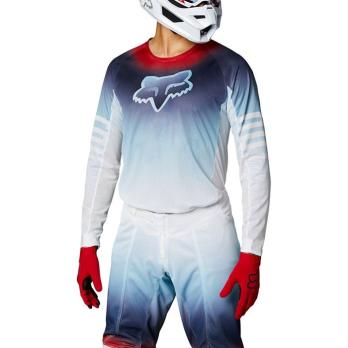 Мотоджерси Fox Airline Reepz Jersey (White/Red/Blue, L, 2022 (26731-574-L))