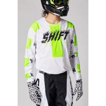Мотоджерси Shift Black Label Flame Jersey (White, M, 2021 (26263-008-M))